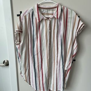 Madewell light spun button up